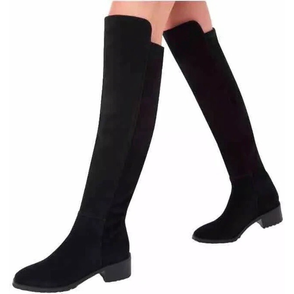 Blondo Velma Waterproof Over The Knee Boots Black Suede Tall 10M Waterproof $239